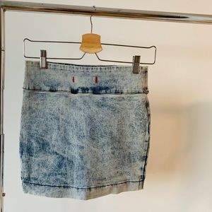 BDG Skirts - BDG Distresses Denim Mini Skirt BDG Skirts - BDG Distresses Denim Mini Skirt